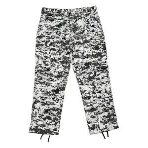 US ARMY Vintage White ROTHCO CAMO Cargo Casual Baggy Streetwear Pants Mens XL